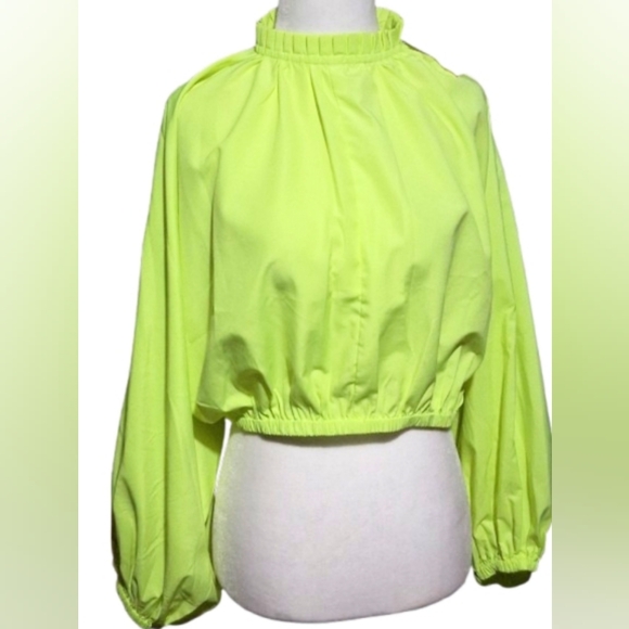 soulsister Tops - New "NWT" Girl Soul Neon Bright Yellow Long Sleeve Top, Size L